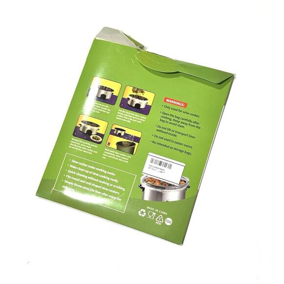Slow Cooker Liners Disposable Cooking Bags Small Size Pot Liners - Picture 5 of 5